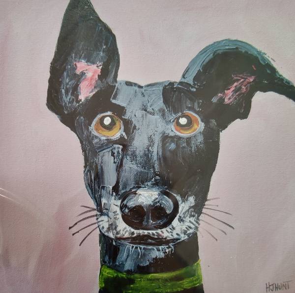 - on , Print by Heather Hunt, measuring 30 x 30 cm (H x W) framed at 40 x 40 cm £30